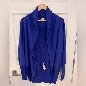 Aritzia Wilfred Royal Blue Cardigan Sweater